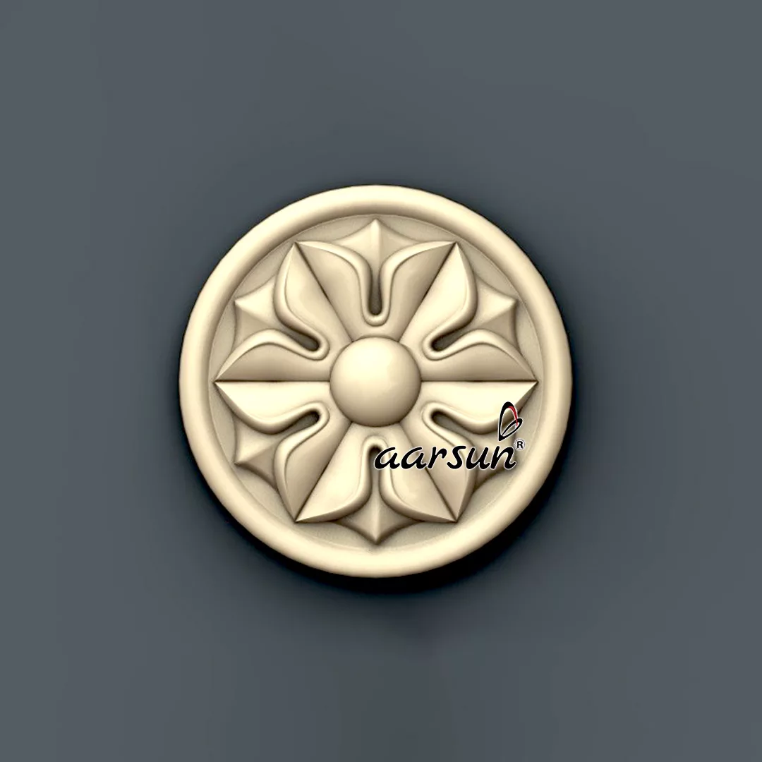 3D Classic Wood Rosette 