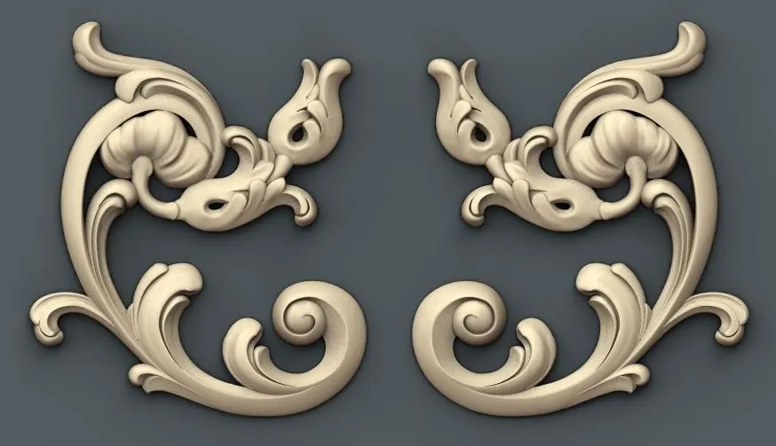 3D Crown (Head Top) Model Decor 041