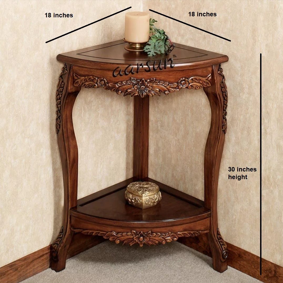 Handcrafted Best design Corner Table Corner Stand
