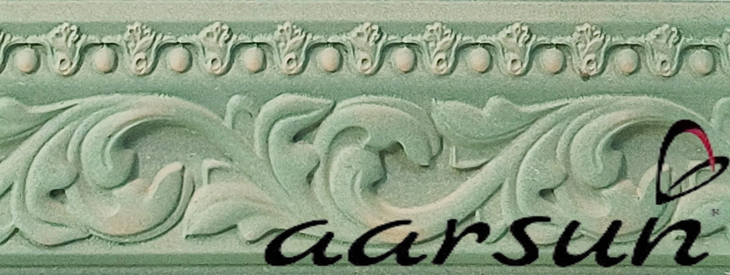 CNC Carved Modern Corner Molding