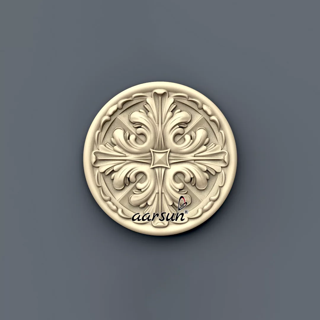 Carved 3D Rosette 