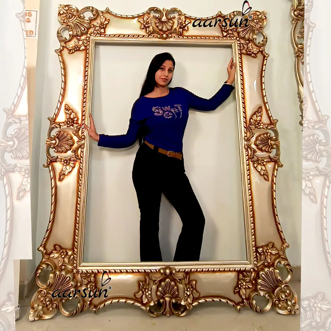 Champagne Gold Mirror Frame 