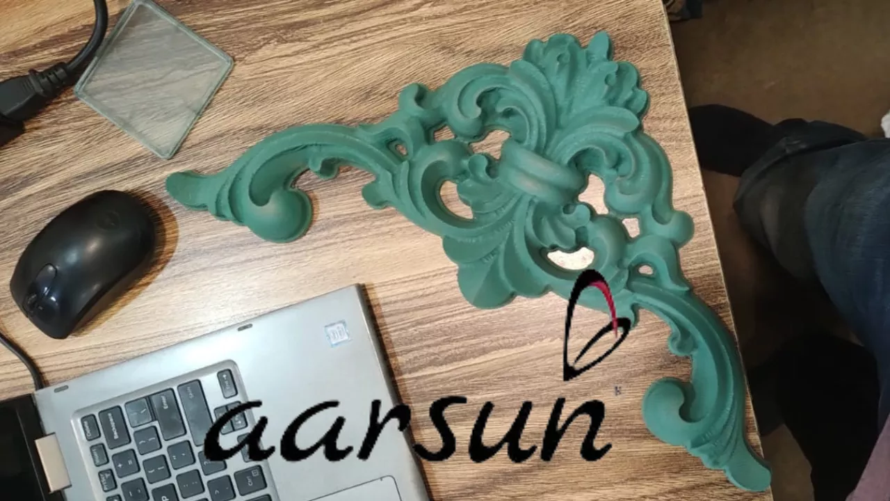 Handcrafted Decorative Corner Wall Panel