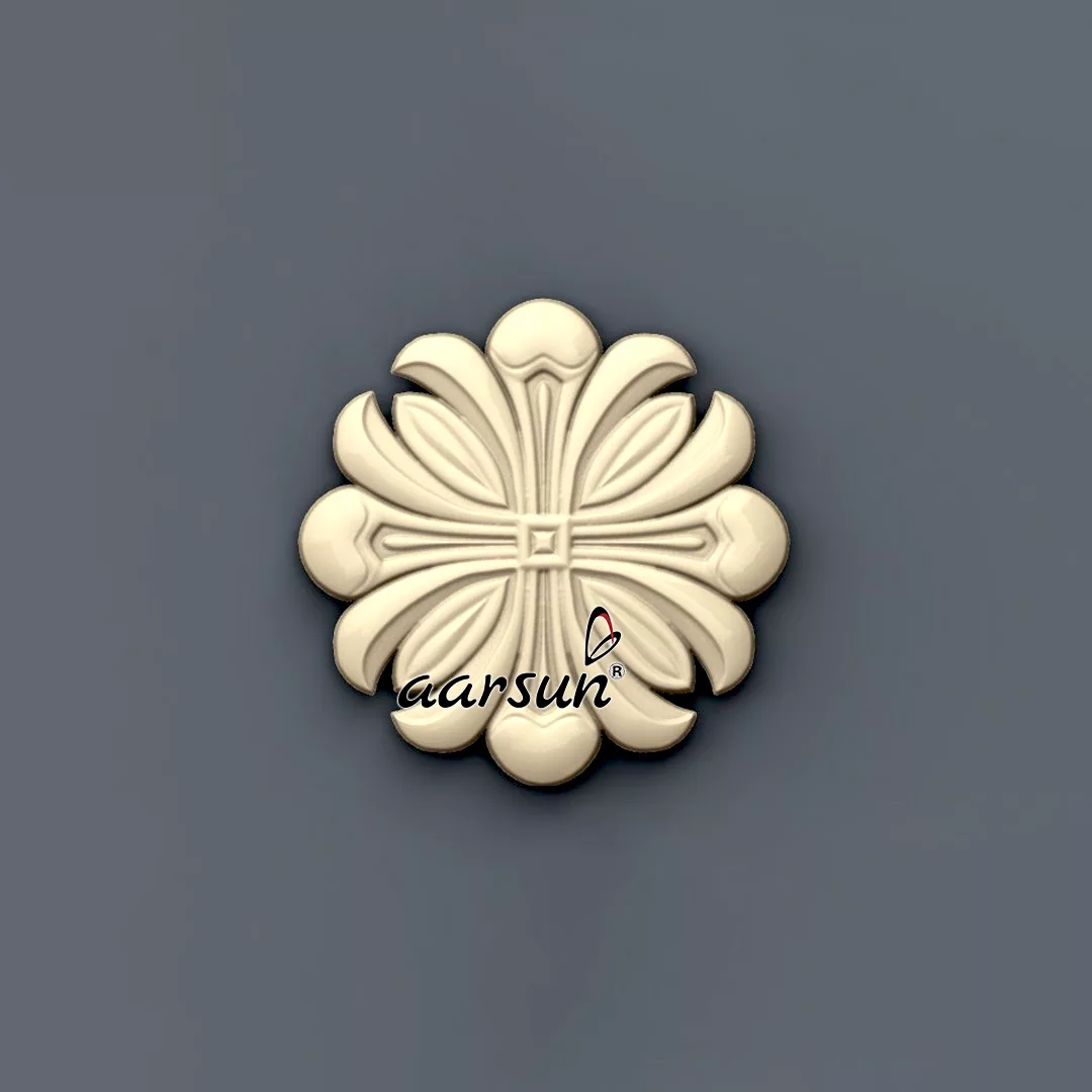 Decorative Wood Rosette 