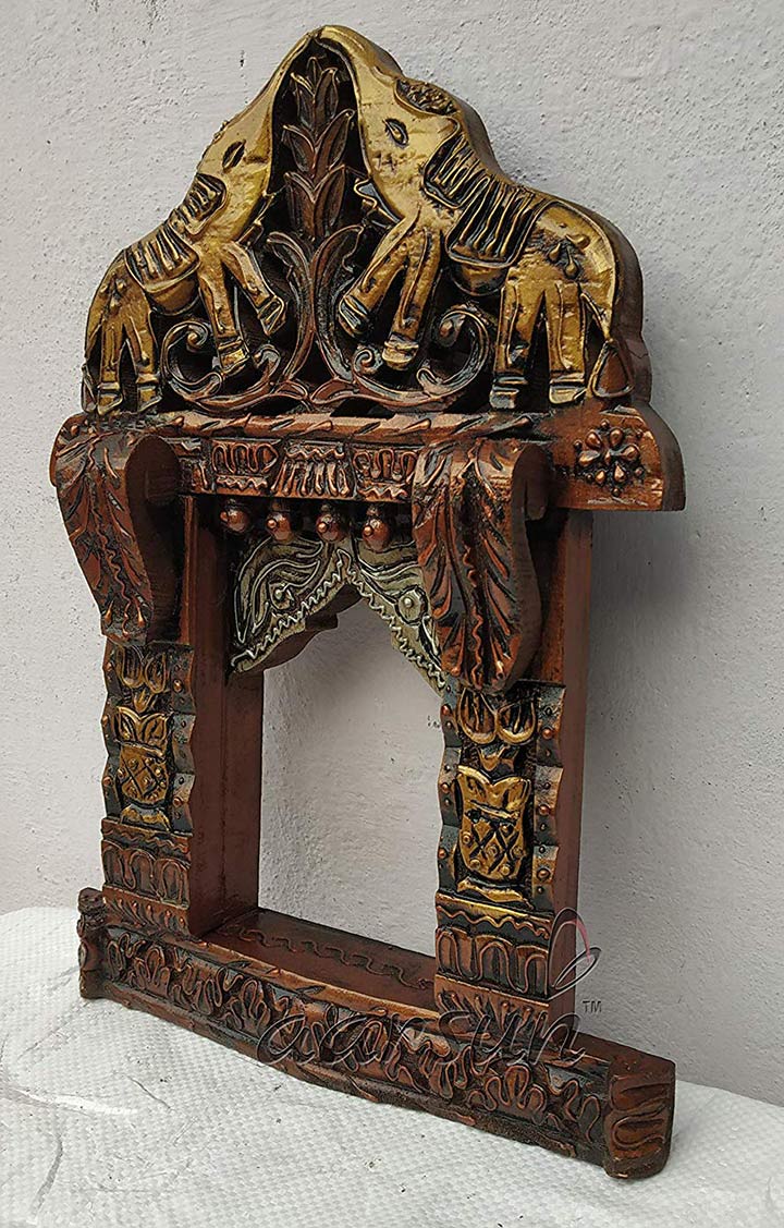 Designer Elephant Carving Jharokha