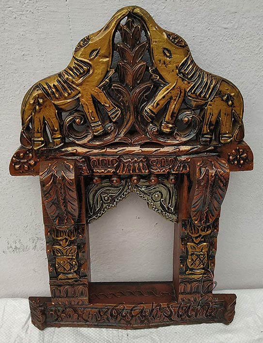 Designer Elephant Carving Jharokha