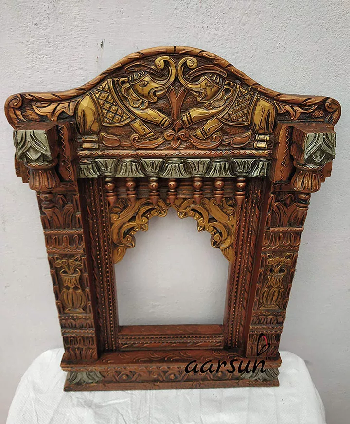 Royal Elephant Jharokha Frame –