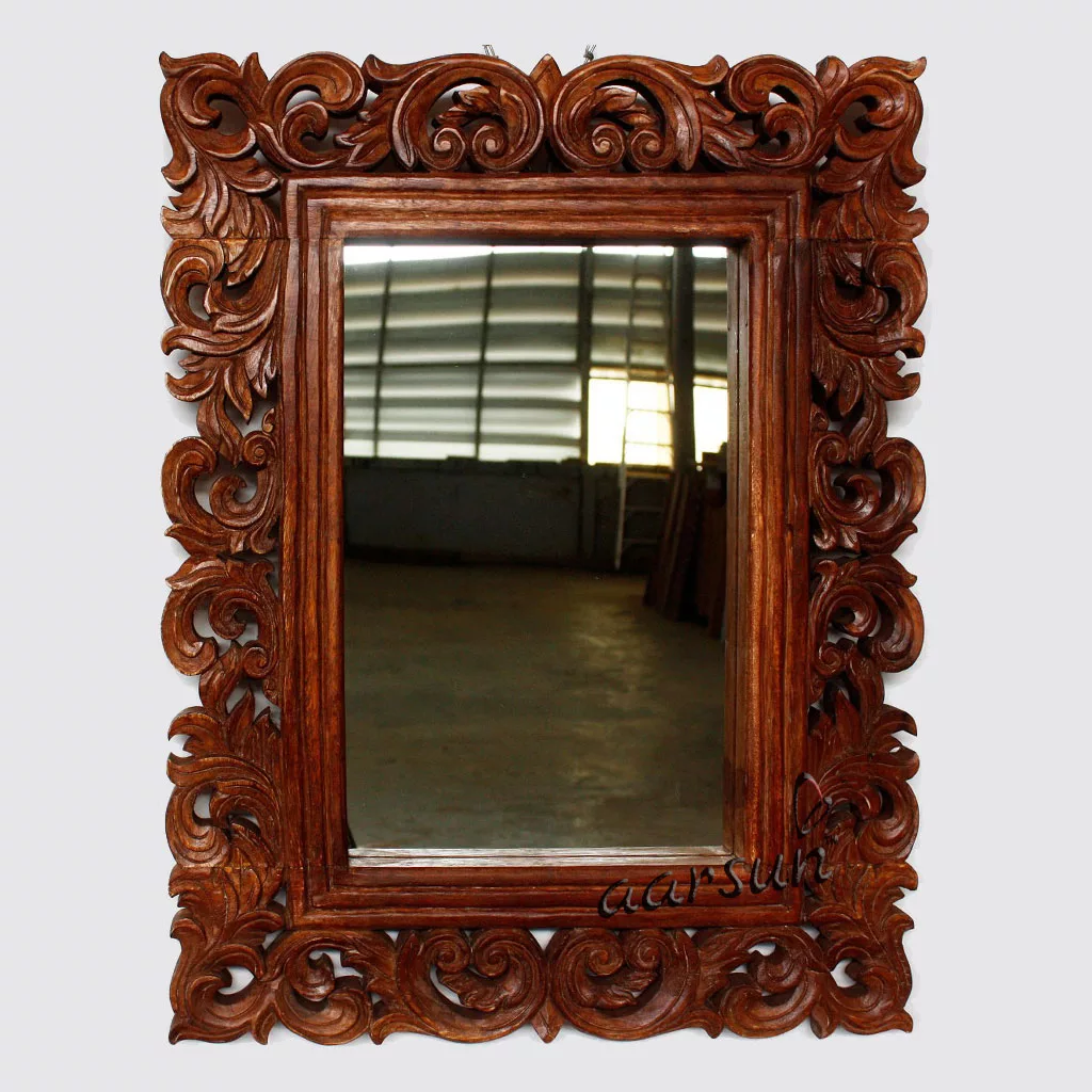 Floral Design Mirror Frame 