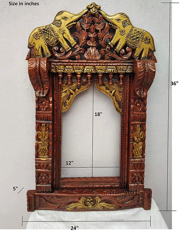 Royal Hand-carved Rajasthani Jharokha –