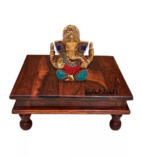Handcrafted Pooja Chowki for Ganesh Chaturthi 