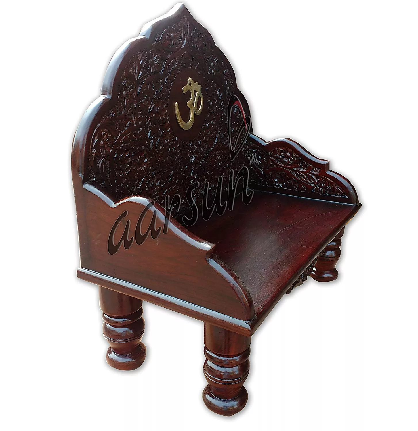 Handcrafted Wooden Pooja Aasan / Chowki