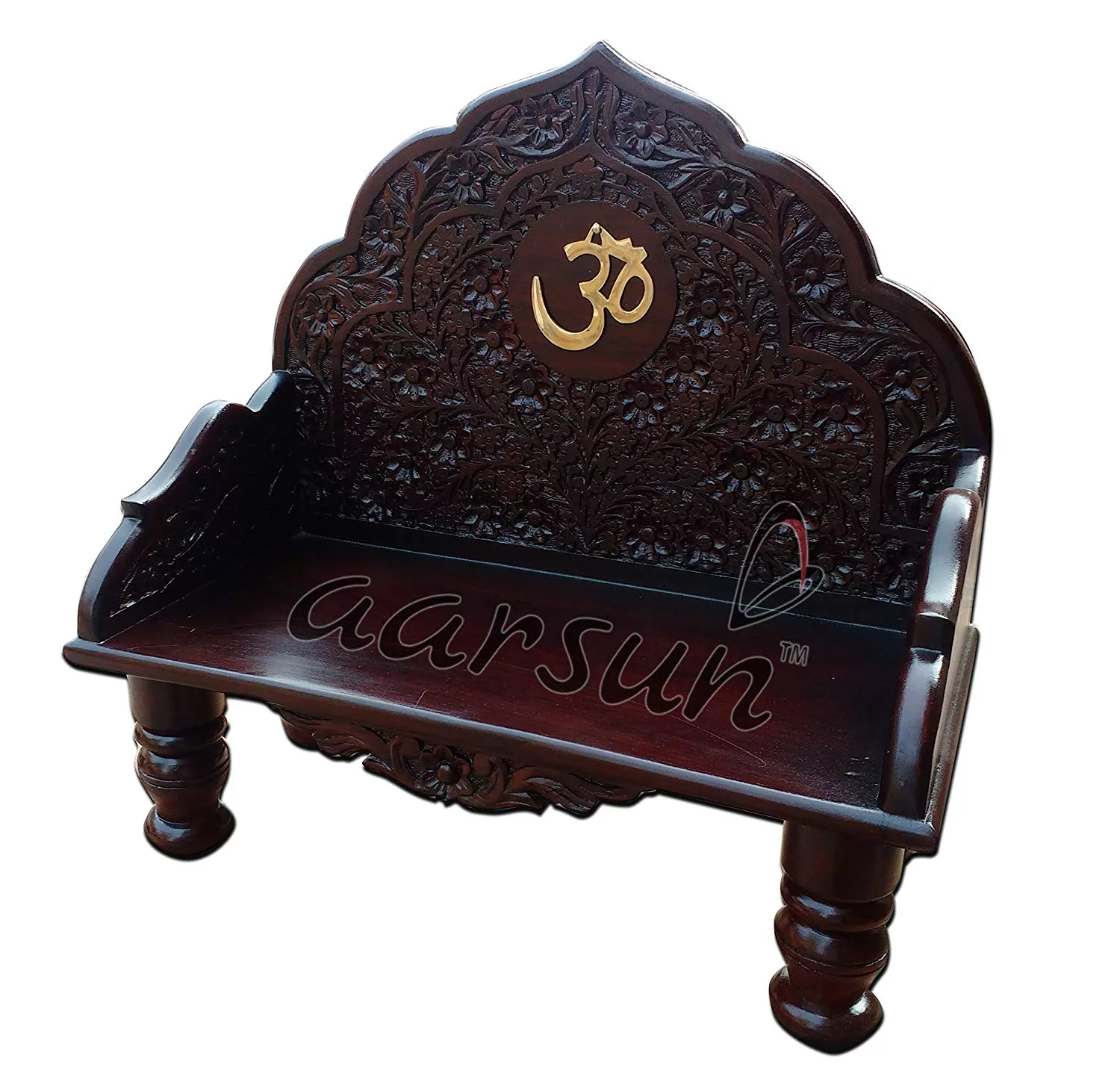 Handcrafted Wooden Pooja Aasan / Chowki