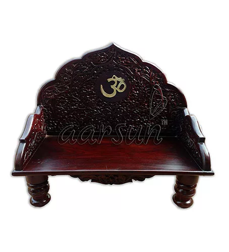 Handcrafted Wooden Pooja Aasan / Chowki 