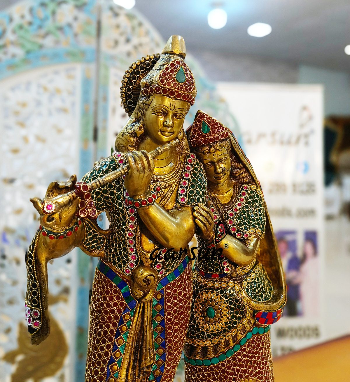 Royal Incredible Radha Krishna Statue
