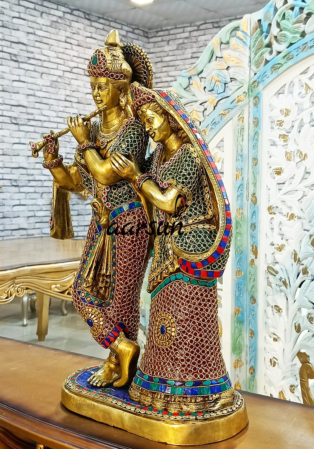 Royal Incredible Radha Krishna Statue