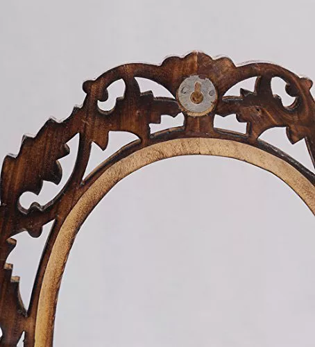 Handcrafted Leaf Design Mirror Frame