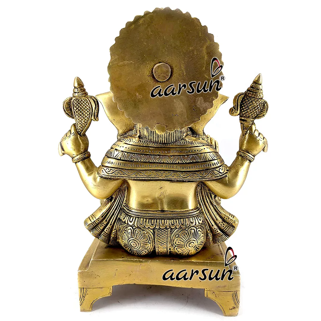 Handcrafted Lord Ganesha Brass Statue