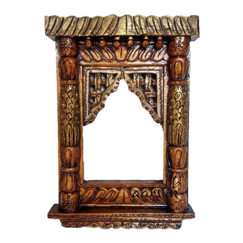Natural Wooden Jharokha 