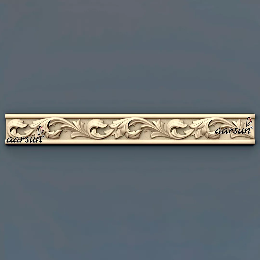 Ornate Leaf Design Cornice 
