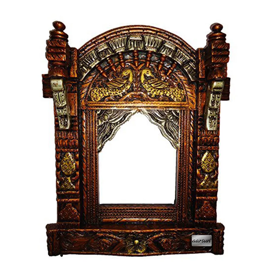 Peacock Carved Jharokha 