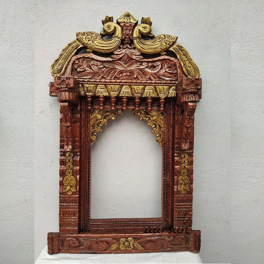 Peacock Carving Jharokha - 