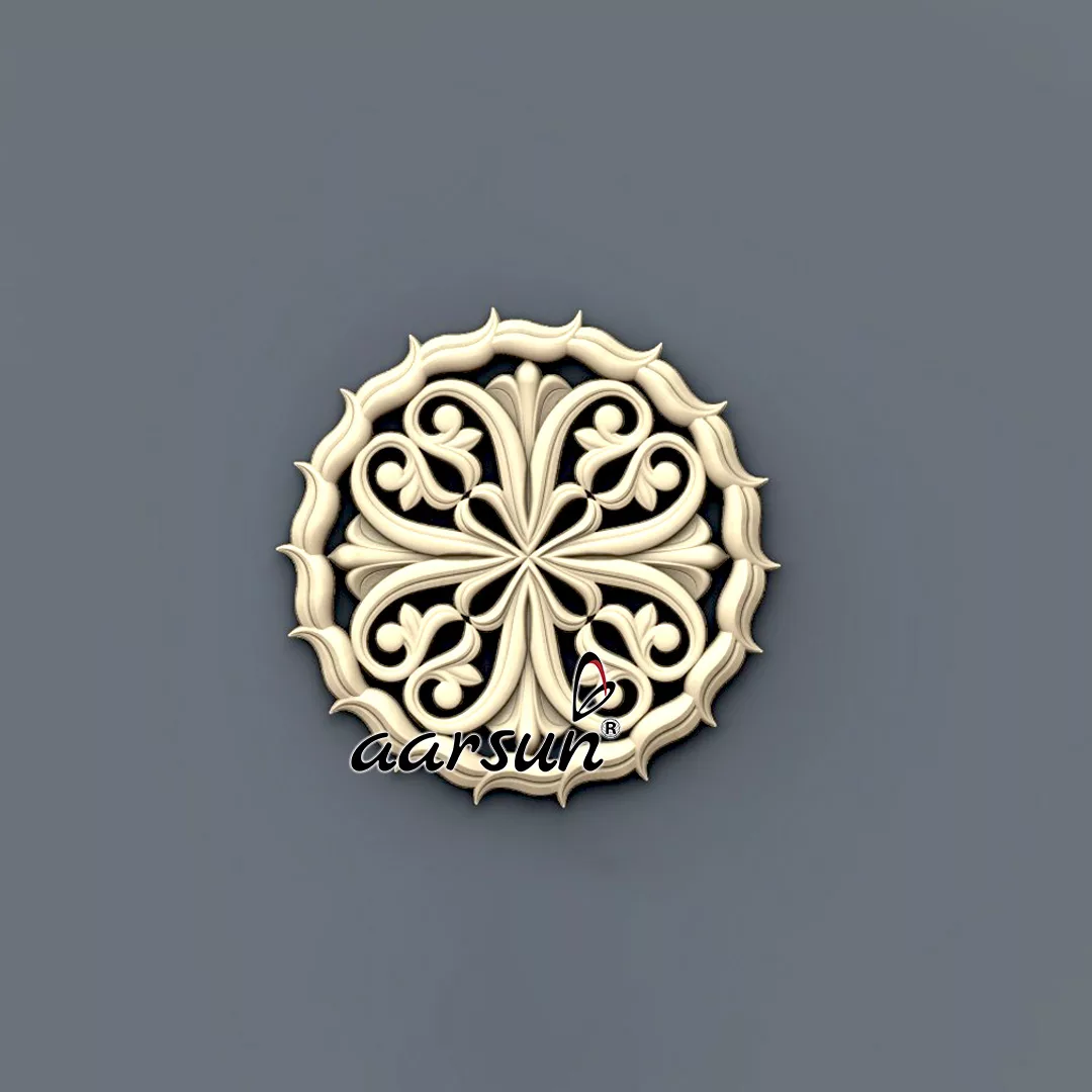 Round CNC Rosette 