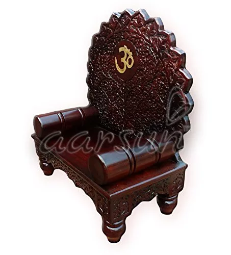 Handcrafted Sheesham Wood Pooja Chowki Hand carved Pooja Articles