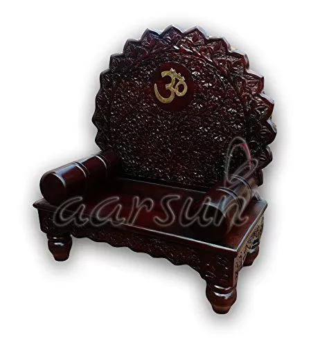Handcrafted Sheesham Wood Pooja Chowki Hand carved Pooja Articles
