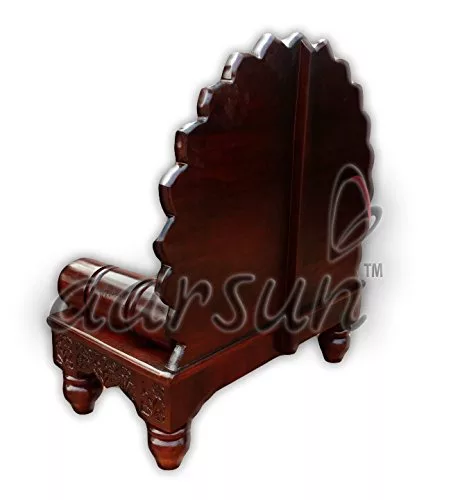 Handcrafted Sheesham Wood Pooja Chowki Hand carved Pooja Articles