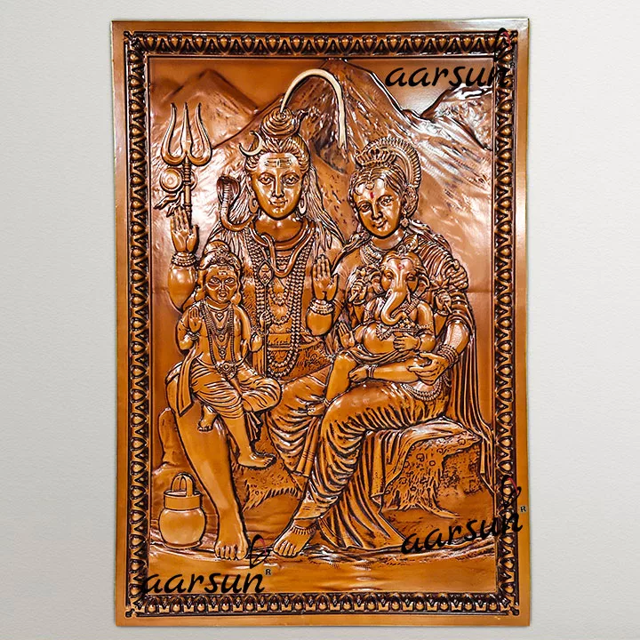 Shiv Parivar Wall Art Wall Decor Designs