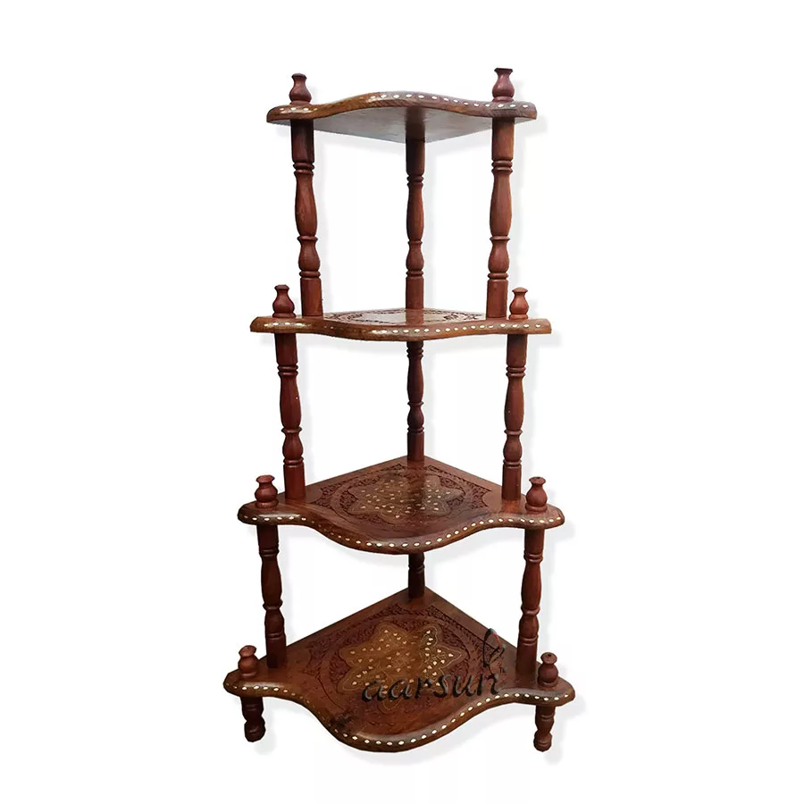 Wooden Corner Stand 