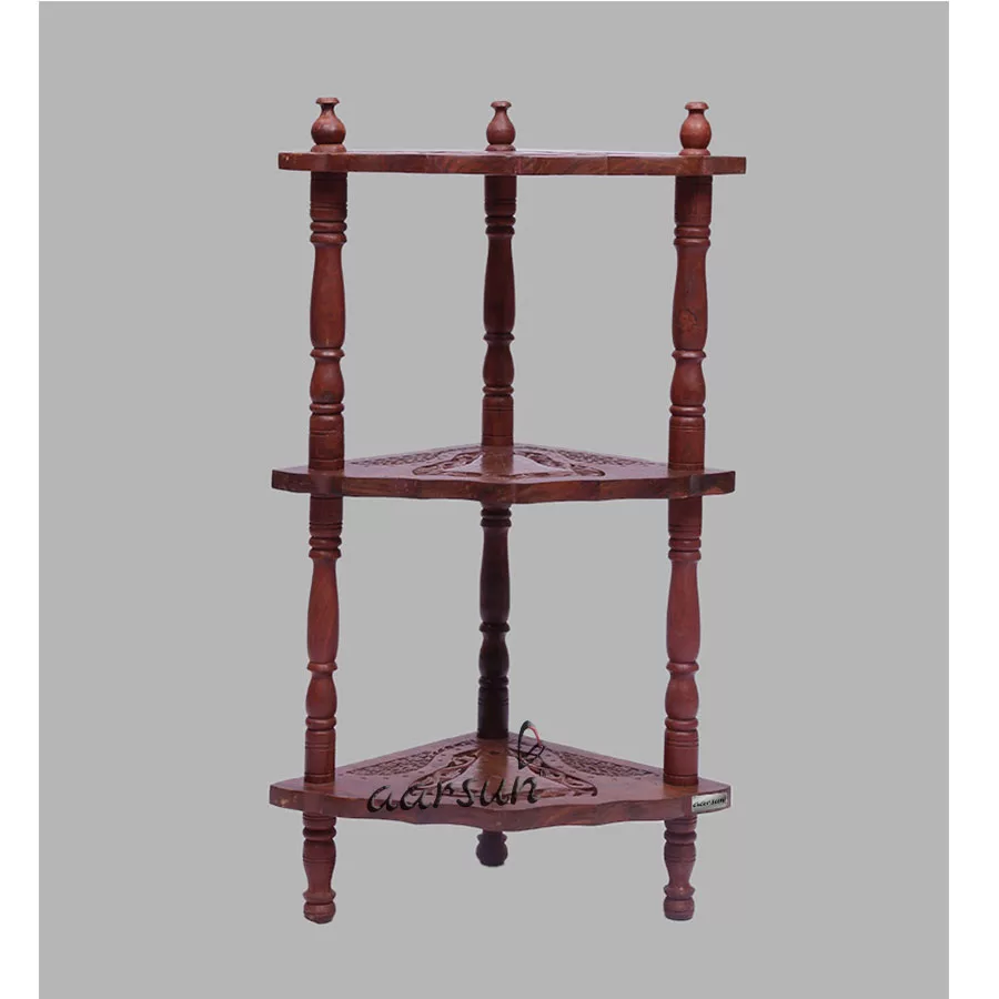Wooden Corner Stand 