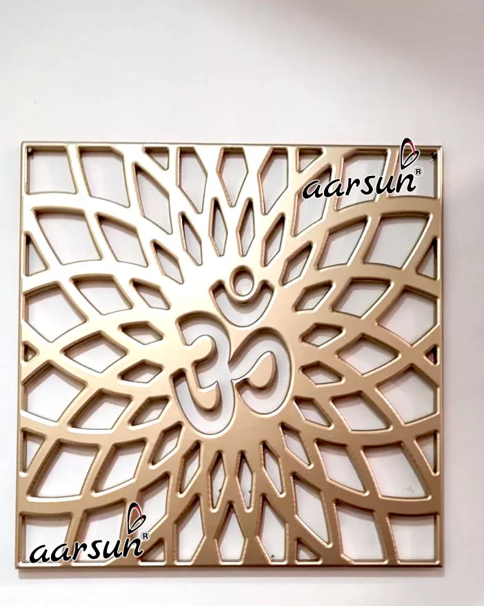 Designer Wooden Om Symbol Wall Frame