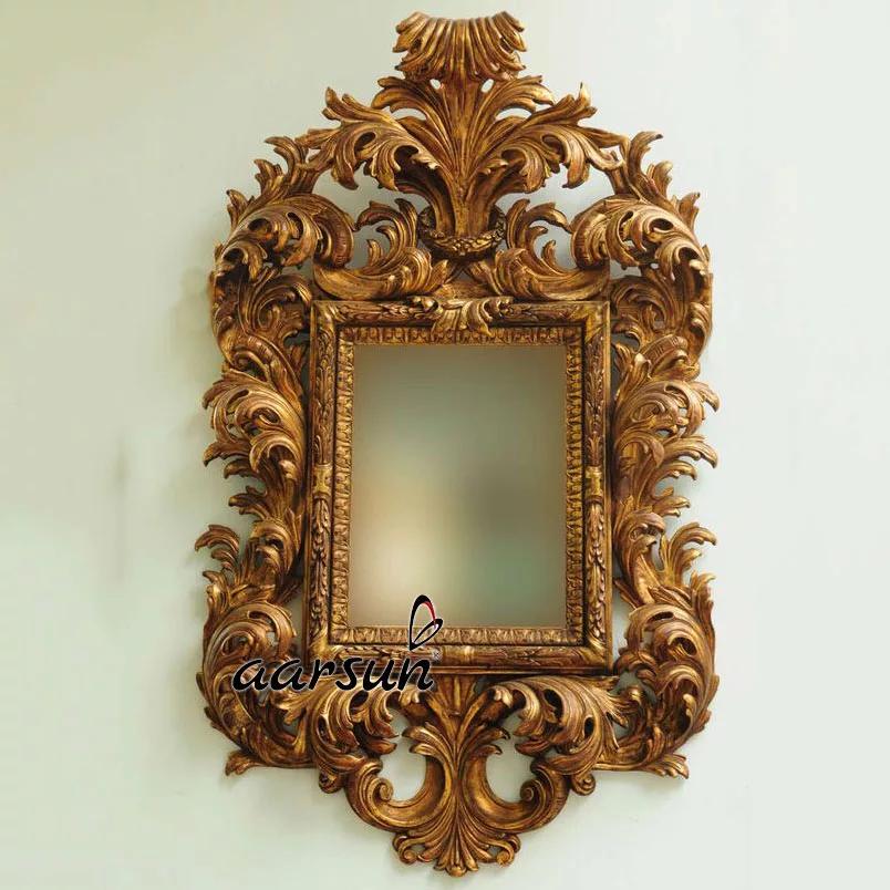 Wooden Ornate Mirror Frame 