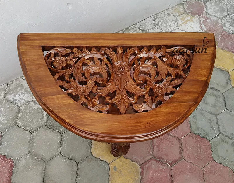 Designer Wooden Side Table / Corner Table