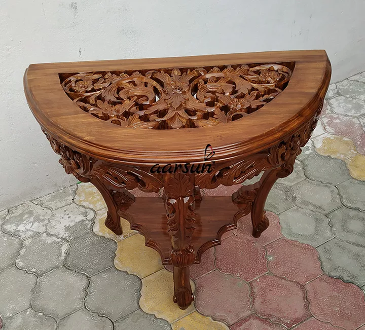 Designer Wooden Side Table / Corner Table